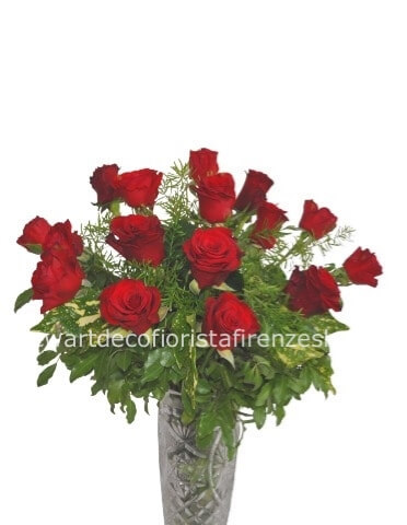 Bouquet di roselline rosse.